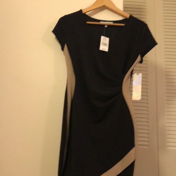 Black and Tan dress from Kohl’s never worn size lg - Picture 1 of 1